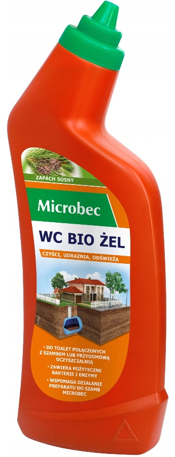 Bros Microbec WC Bio ŻEL 750ml INSTALACJE