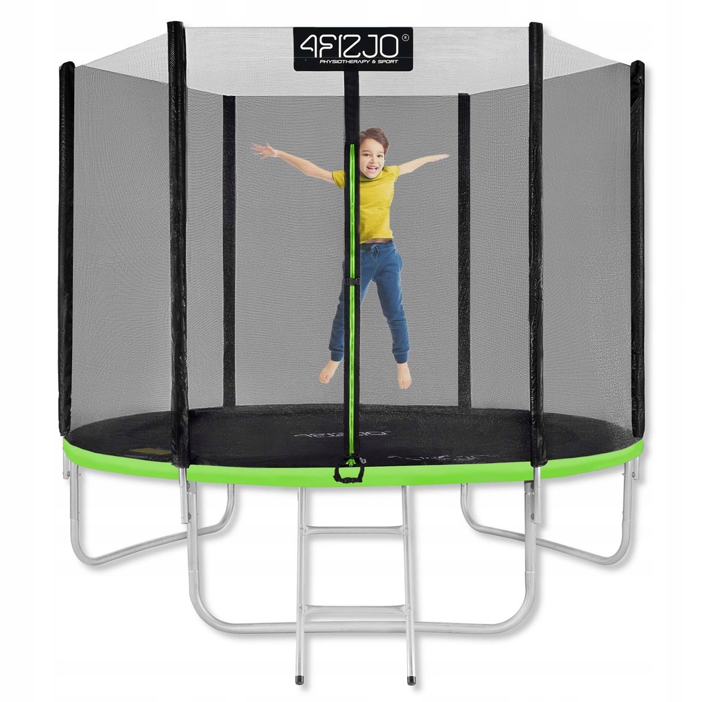 Trampolina ogrodowa z siatką PREMIUM 8ft 4FIZJO