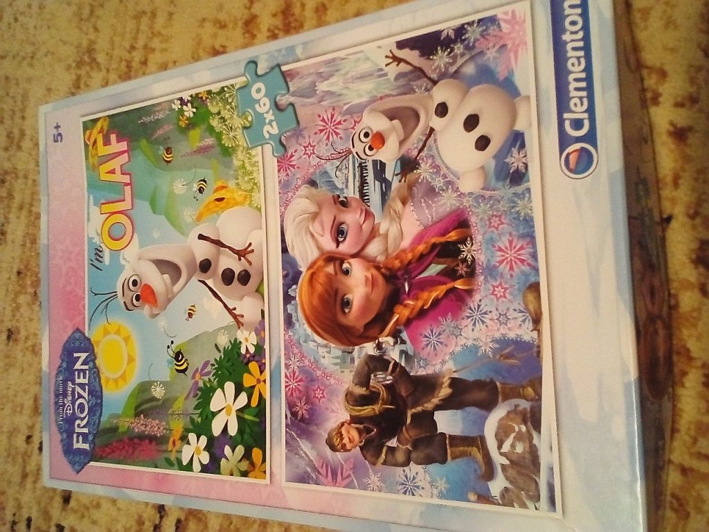 Kraina lodu, Elsa, Olaf puzzle 2 x 60 el.