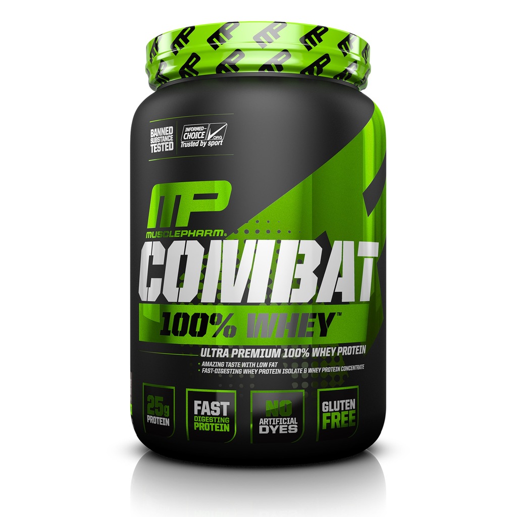 MUSCLE PHARM COMBAT 100% WHEY 907 ODŻYWKA BIAŁKOWA