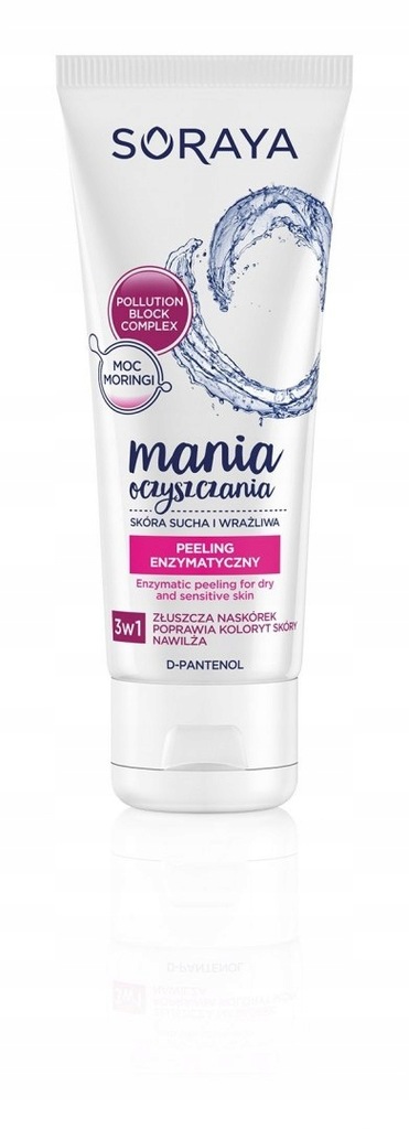 Soraya Mania Oczyszczania Peeling enzymatyczny 3w1