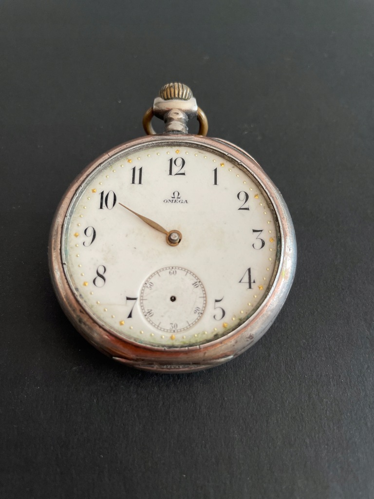 Srebrny zegarek Omega 1900