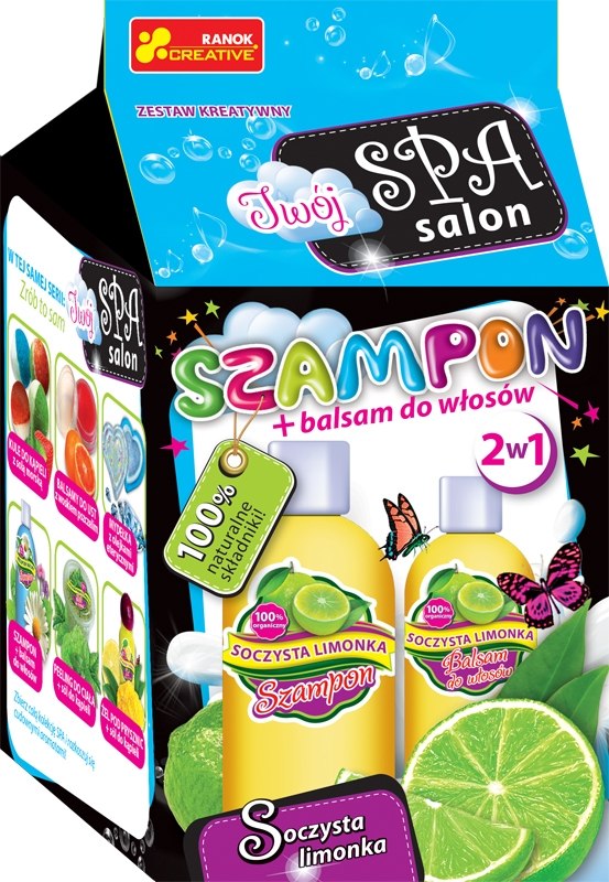 SZAMPON BALSAM DO WŁOSÓW SOCZYSTA LIMONKA SPA RANO