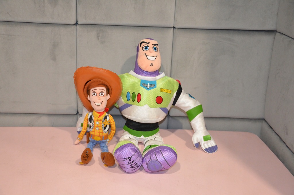 2 szt. maskotki TOY STORY /buzz astral/chudy