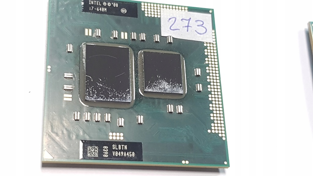 Procesor Intel i7-640M SLBTN 2x2,8Ghz Gniazdo G1 rPGA988A 273