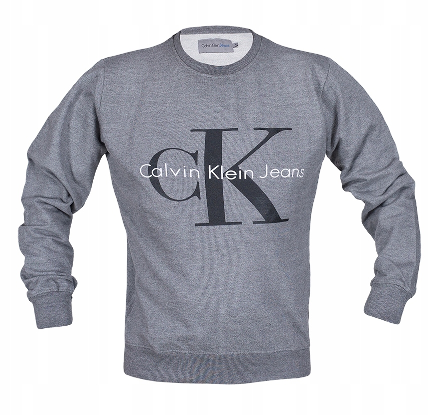 Bluza Calvin Klein CK męska szara logo L