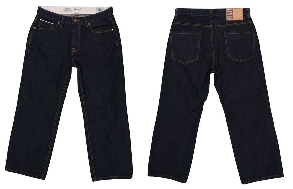 DENIM&CO jeansy męskie 3/4 CROP 32/32