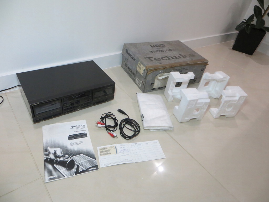 KULTOWY deck TECHNICS RS-TR575 ideał CAŁY ZESTAW 1właś.