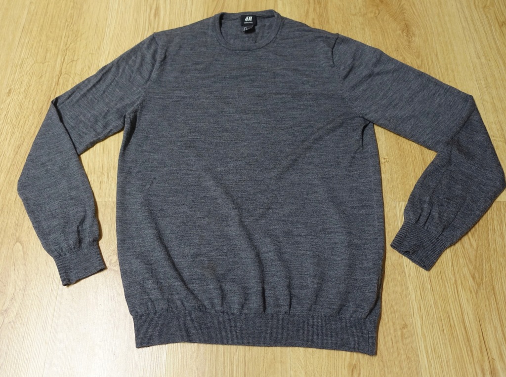 HM 100 % merino męski sweter XL