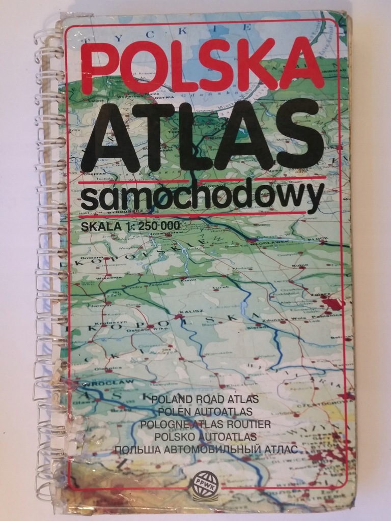 Atlas samochodowy Polski 1995