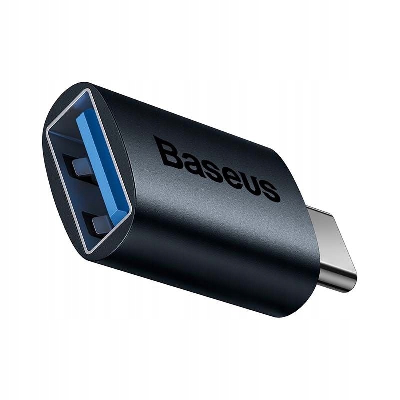 ADAPTER BASEUS INGENUITY USB-C/USB-A OTG BLUE