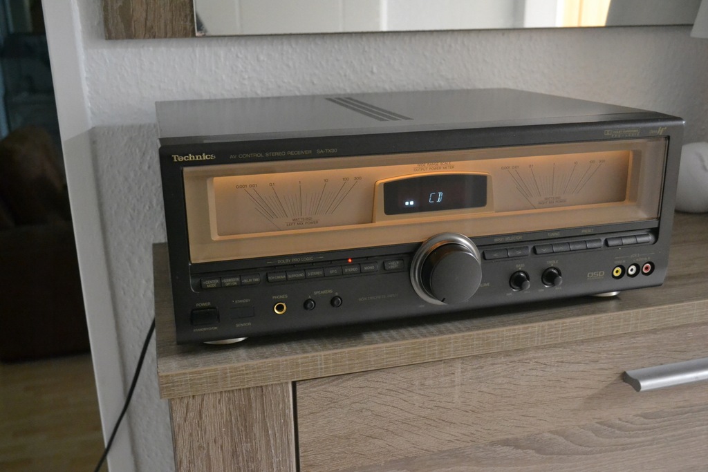 TECHNICS SA-TX30 PIEKNY AMPLITUNER ZEGARY