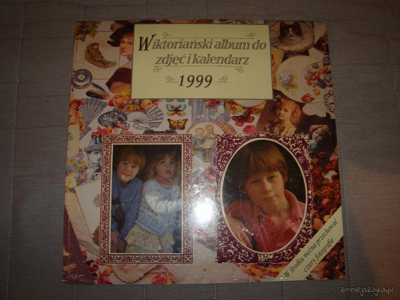 Wiktoriański album do zdjęć i kalendarz 1999, nowy