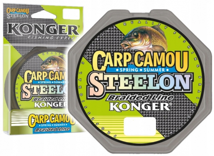 PLECIONKA KONGER CARP CAMOU SPRING0.20/17.9kg/250M