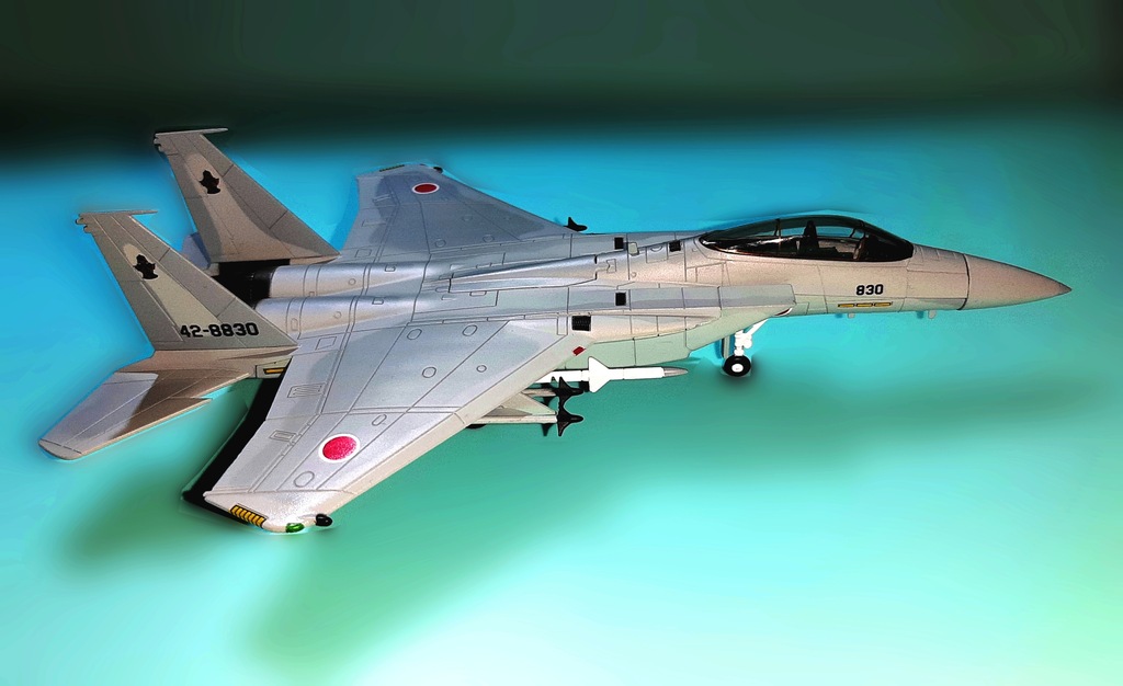 Samolot F15-J metal - Abs 20cm myśliwiec OEM