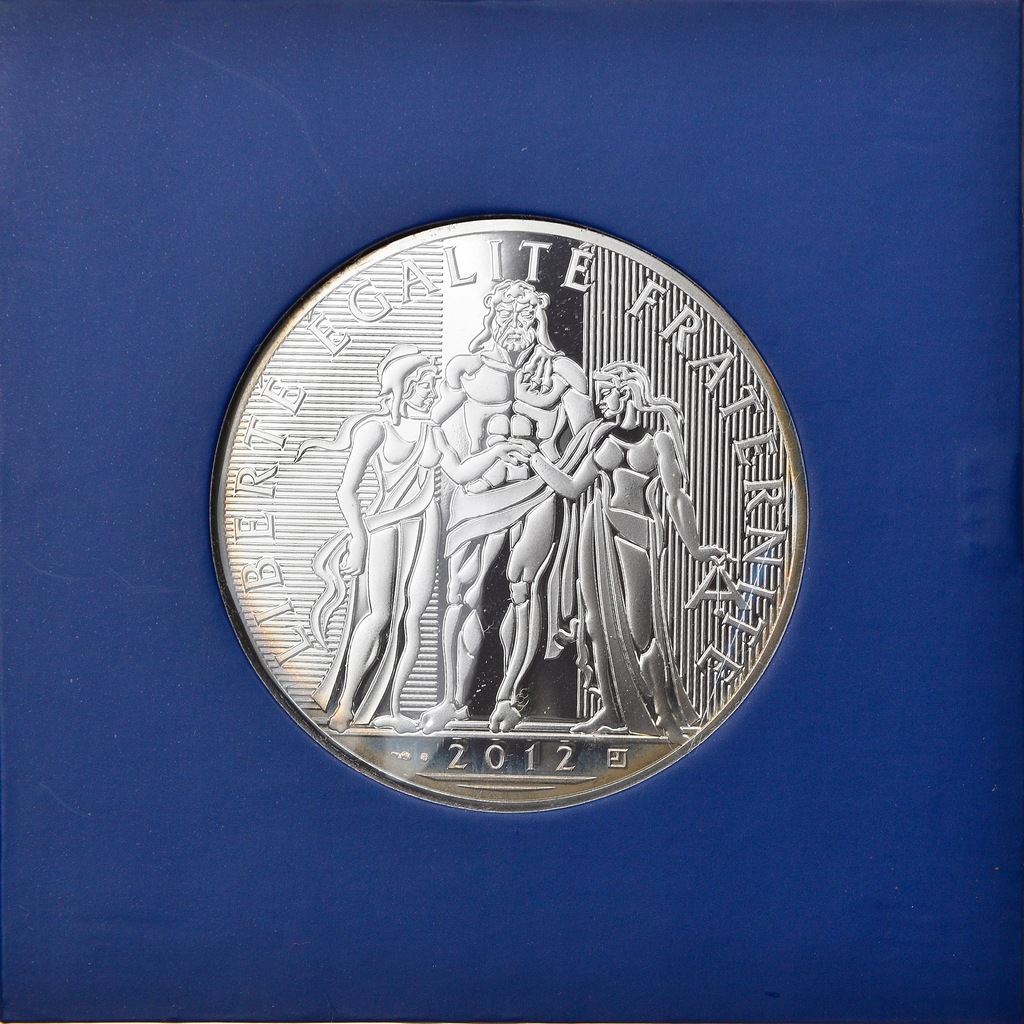 Francja, Monnaie de Paris, 100 Euro, Hercule, 2012