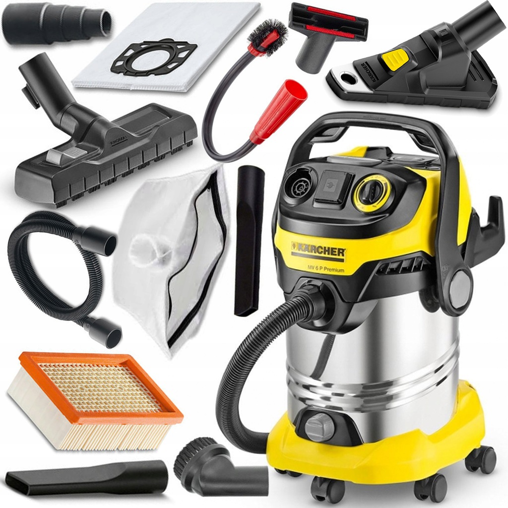 ODKURZACZ PRZEMYSŁOWY KARCHER WD6 P PREMIUM TURBO ODKURZACZ PRZEMYSŁOWY KARCHER WD6 P PREMIUM GERMAN