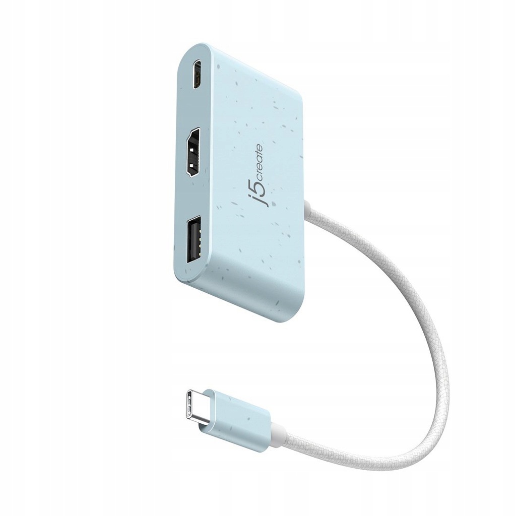 Stacja dokująca j5create Eco-Friendly USB-C to HDMI & USB Type-A with P