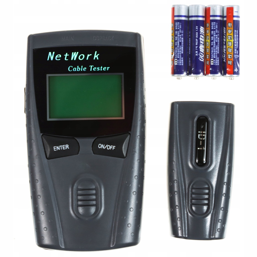Miernik długości kabli sieciowych RJ45 tester LAN