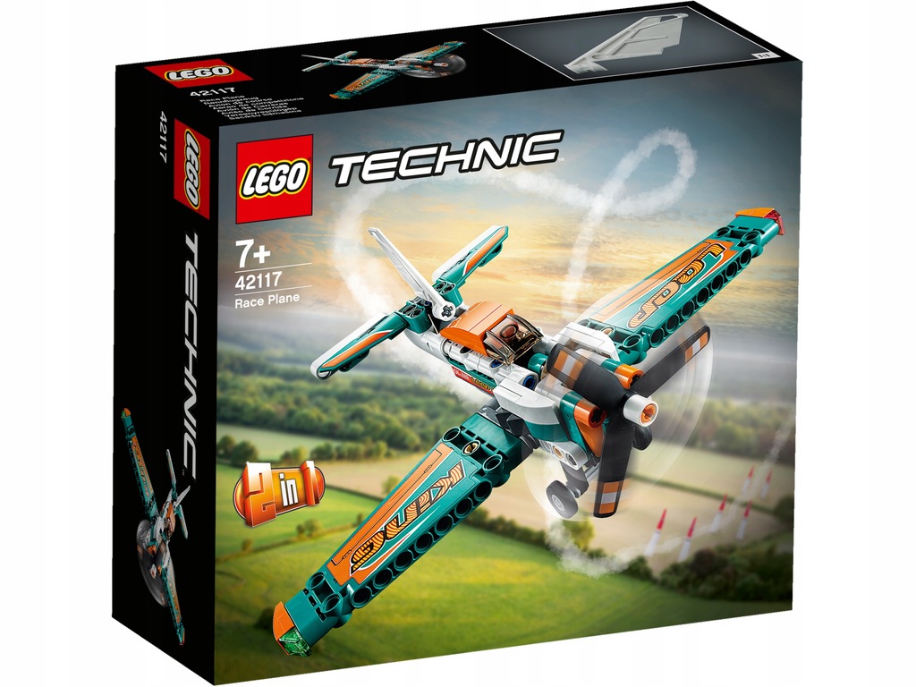 KLOCKI LEGO 42117 Samolot wyścigowy Z SERII LEGO T