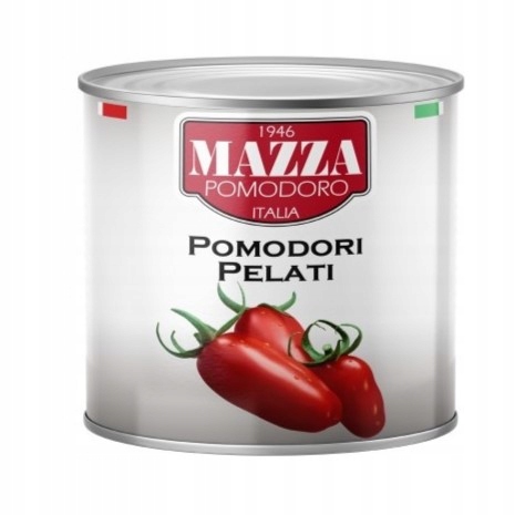 Pomidory PELATI 2,5 kg Włoskie MAZZA