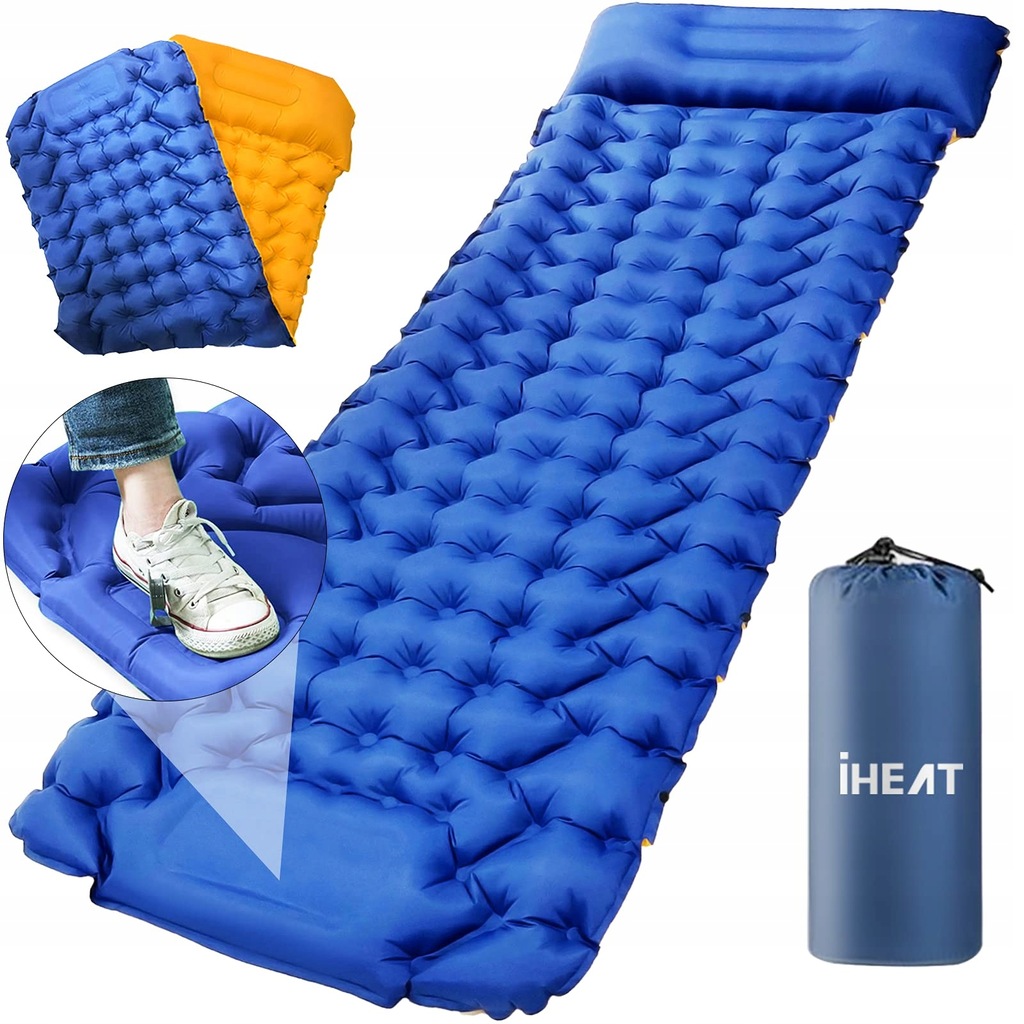 IHEAT Ultralekka Mata Do Spania Materac Z Poduszką