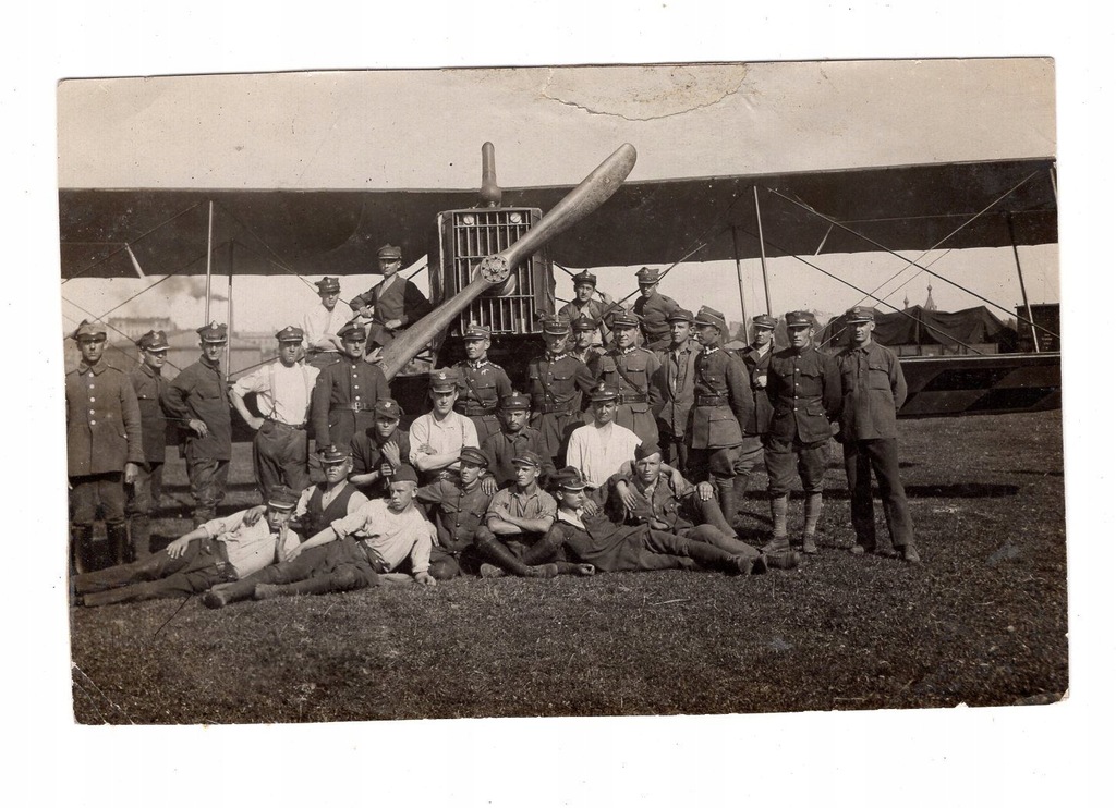 fotografia SAMOLOT WOJSKO POLSKIE lotnictwo 1922