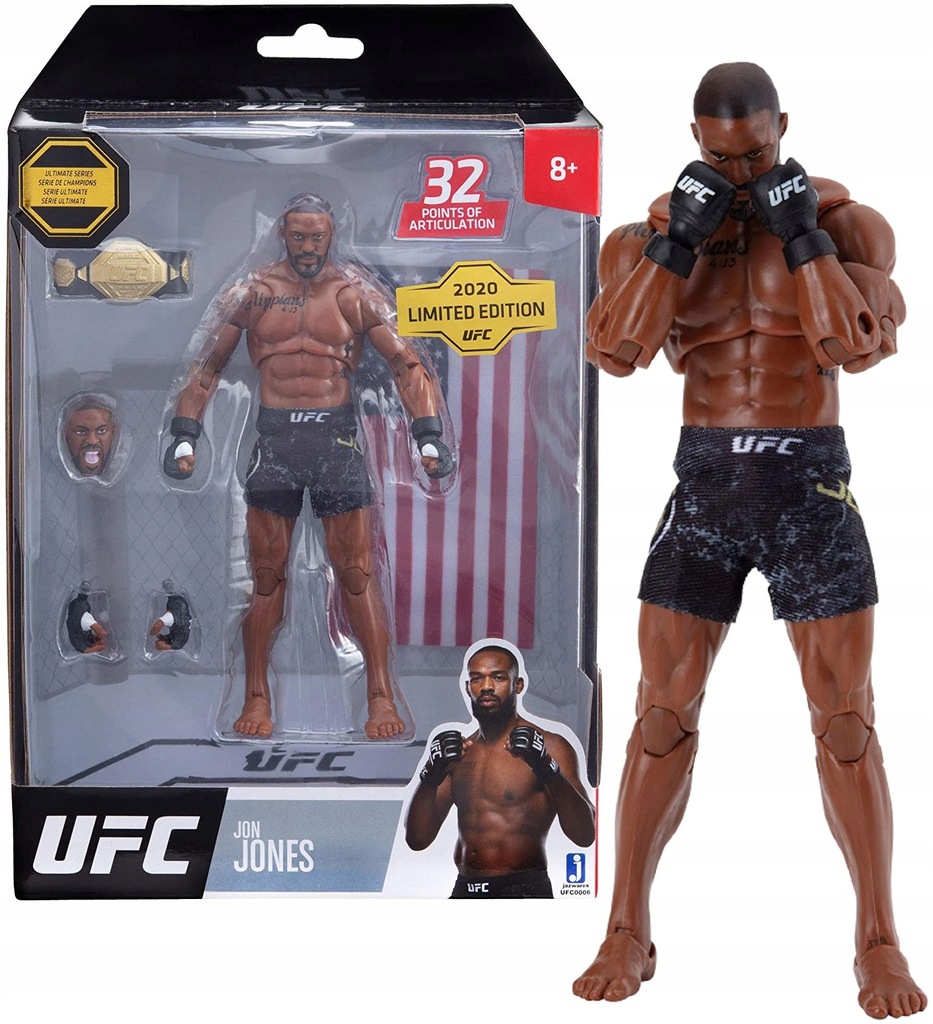 UFC FIGURKA RUCHOMA EDYCJA LIMITOWANA JON JONES