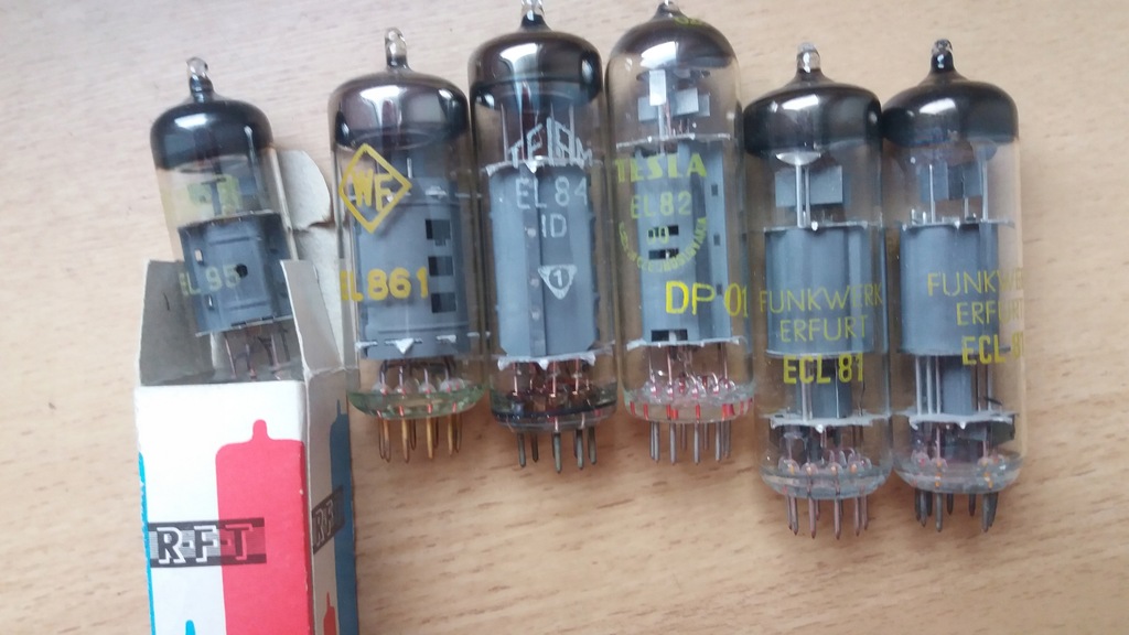 Lampy Elektronowe EL85 ECL82 EL84 EL82 EL861 5 szt 11542709431