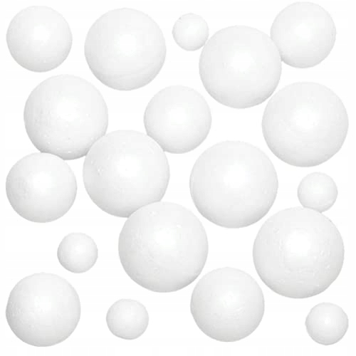 Baker Ross EV691 Polystyrene Balls Value Pack for