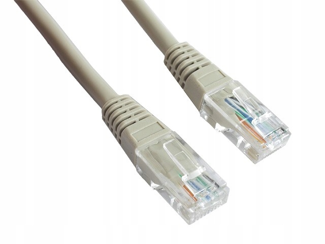 Patch cord kat.5e osłonka zalewana 20M szary