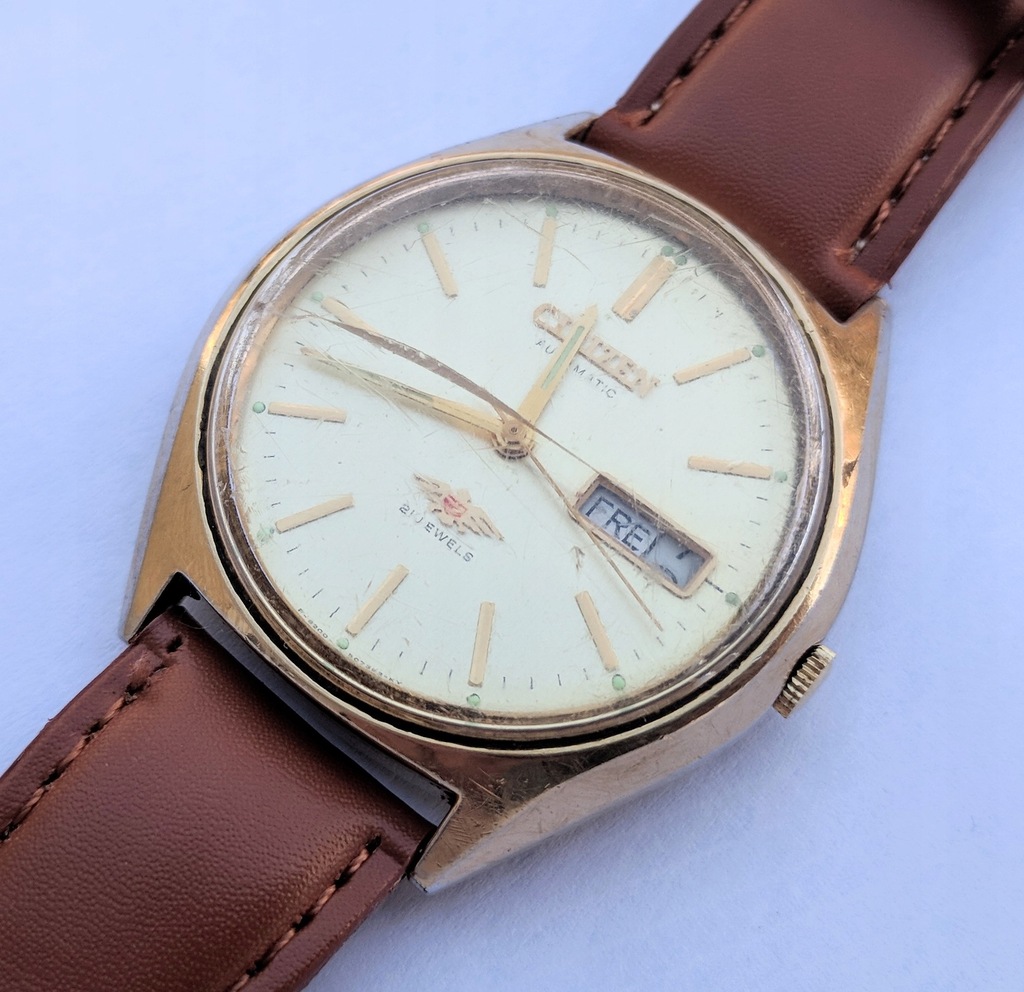 Męski Citizen Eagle 7 Automatic 21 Jewels DayDate 7781860584 oficjalne archiwum Allegro