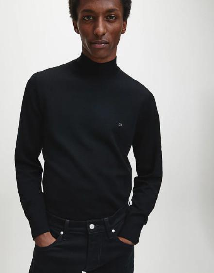 T3C404*CALVIN KLEIN SWETER MĘSKI WEŁNIANY M K00