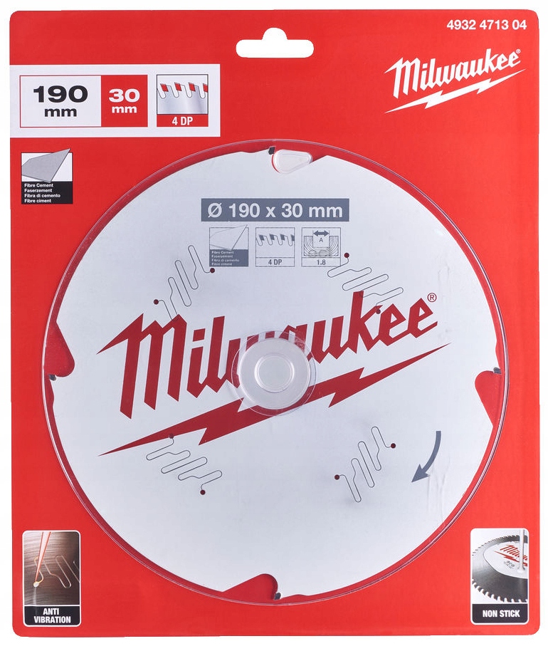 MILWAUKEE TARCZA PILARSKA DO PŁYT CEMENT 190/30