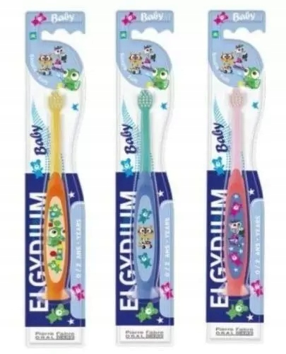 Elgydium Baby szczoteczka dla zębów dla dzieci 0-2 lat ,1 sztuka