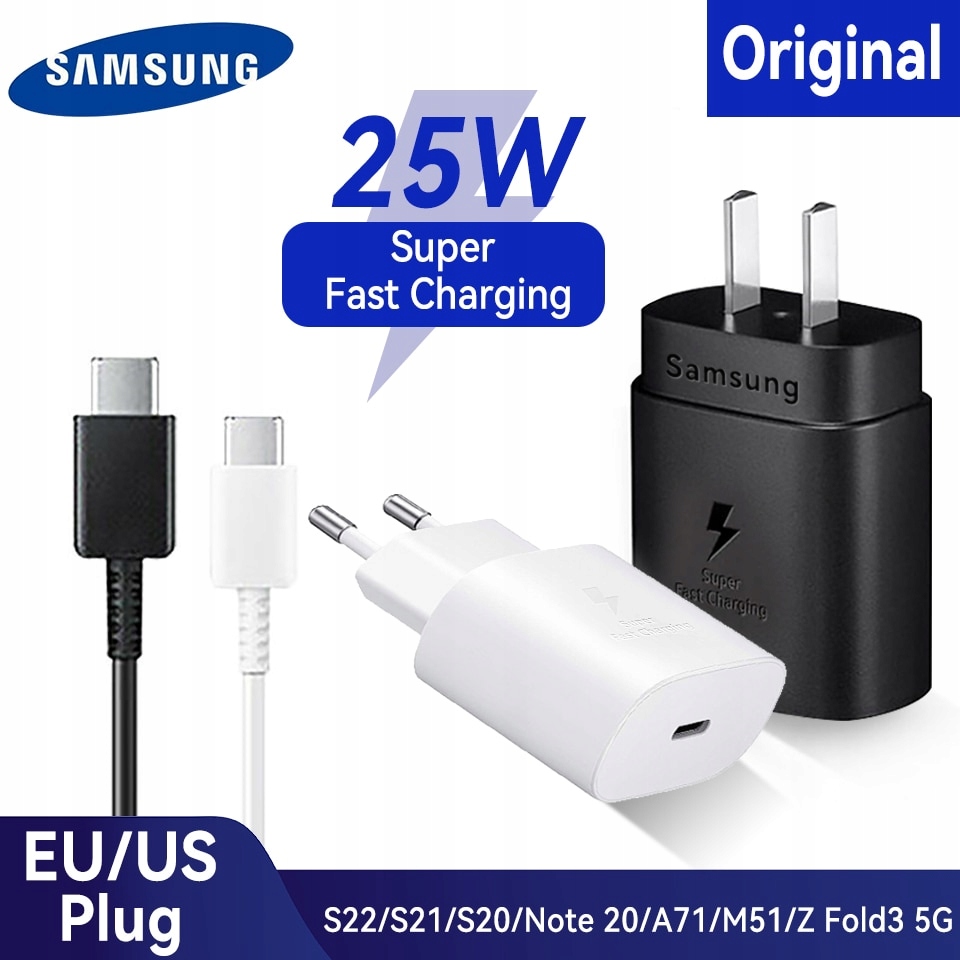 Oryginalna ładowarka ścienna Samsung 25W zasilacz - 12710212215 ...