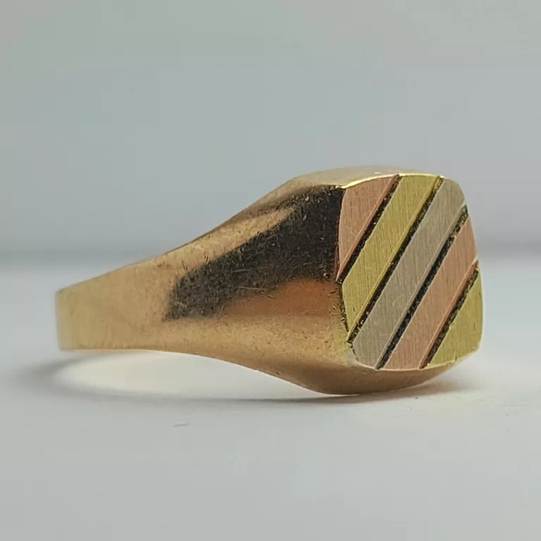 PIĘKNY ZŁOTY SYGNET 585 4,22G R24