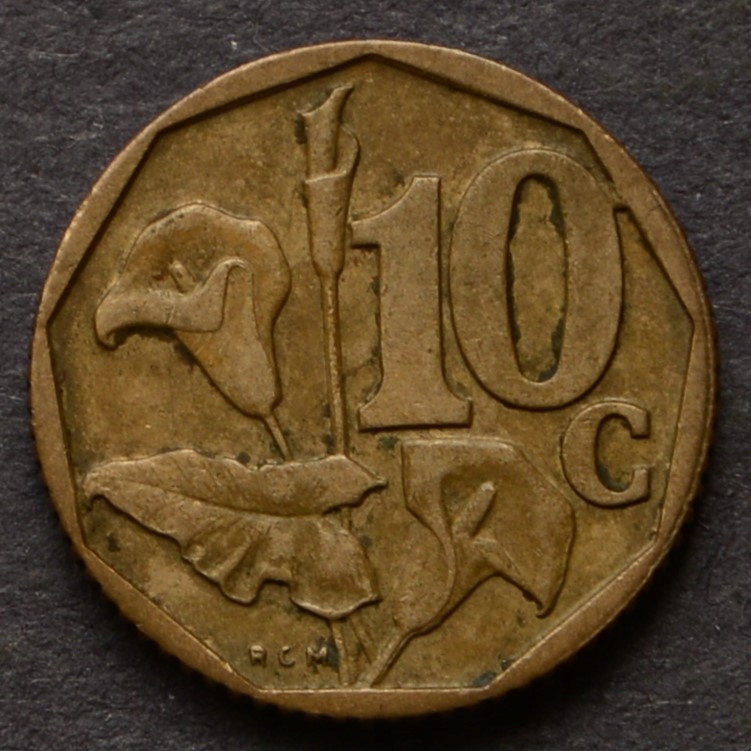 Republika Południowej Afryki - 10 centów 1996