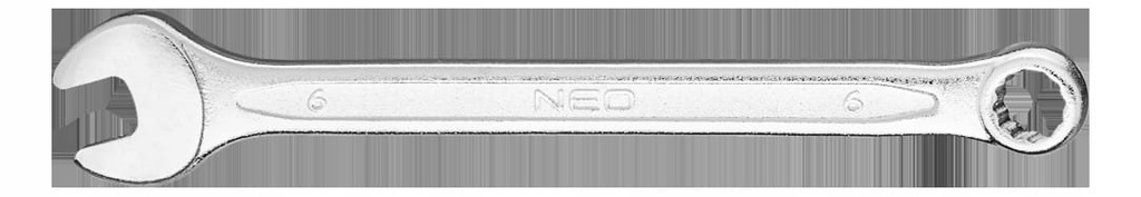 09-706 NEO Klucz płasko-oczkowy 6 x 100 mm