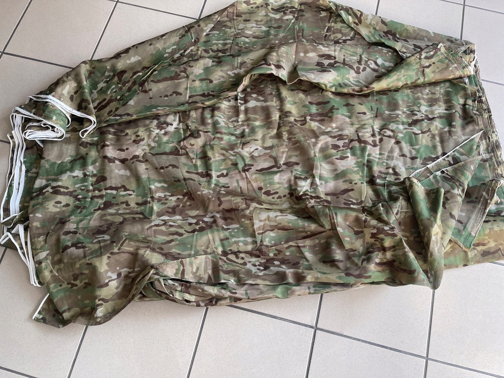 Siatka maskująca do użytku na zewnątrz. 300D Mesh kamuflaz mtp