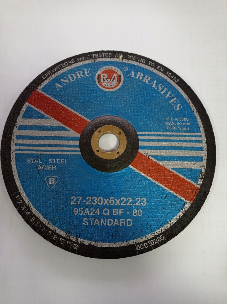 ściernica 27-stal 230x6x22.2