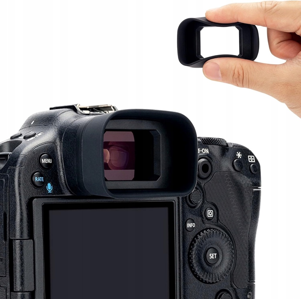 Miękka muszla oczna do aparatu osłona wizjera do Canon EOS R3,