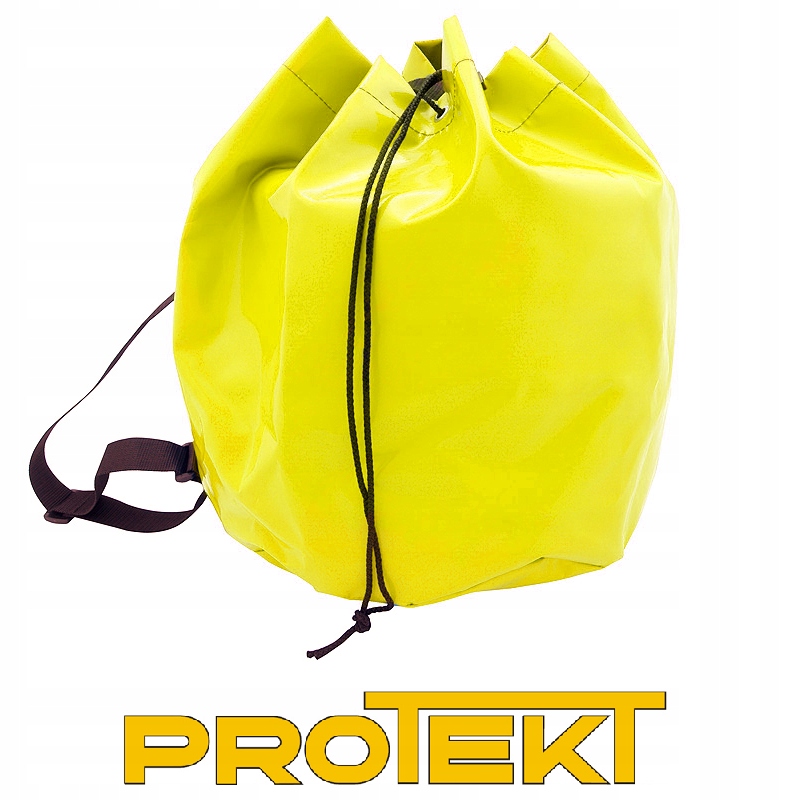 Worek transportowy 50l PROTEKT AX 010 żółty zamykany 45x38cm na sprzęt SOI