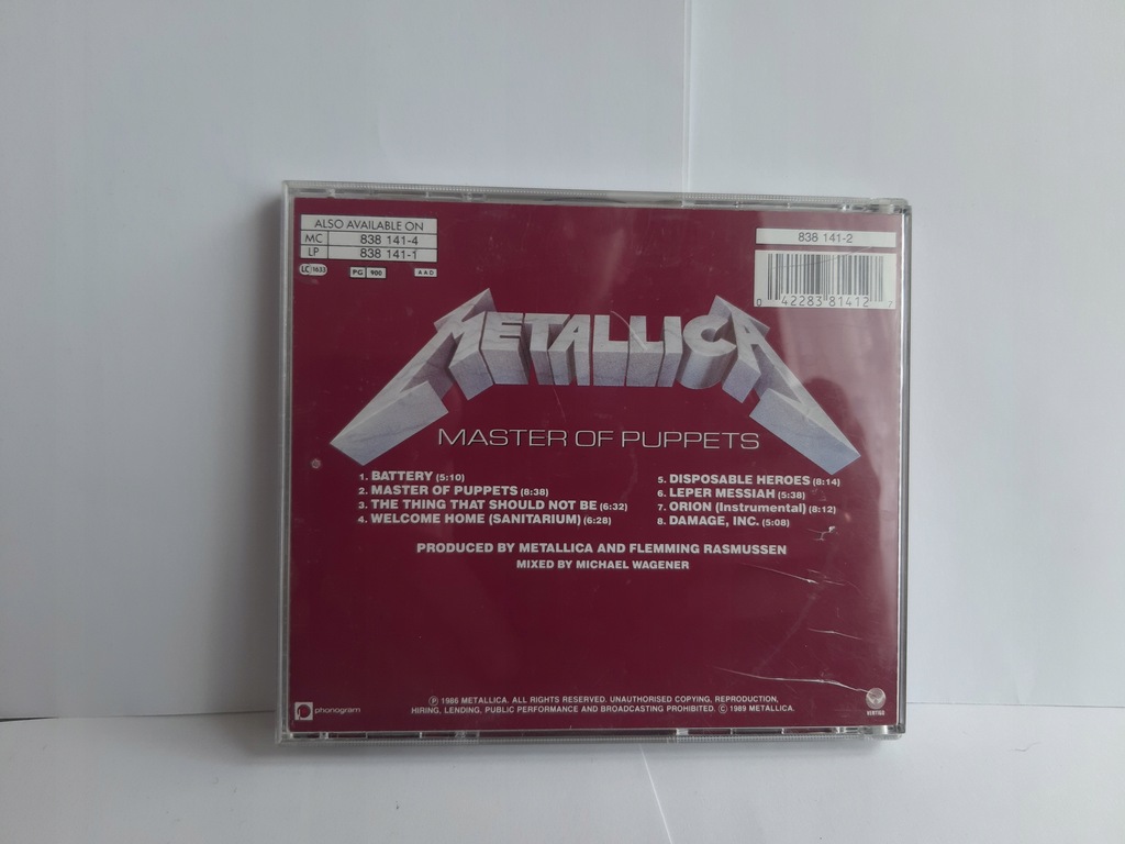 Купить Metallica – Мастер кукол: отзывы, фото, характеристики в интерне-магазине Aredi.ru