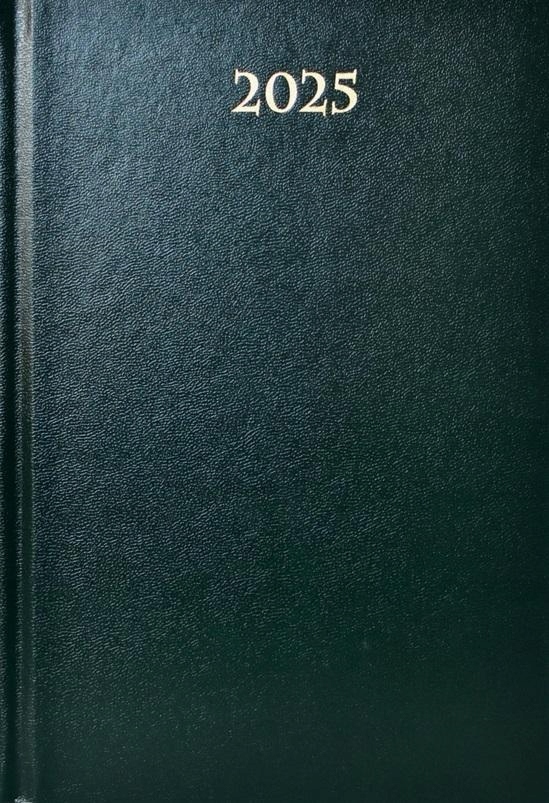 TERMINARZ 2025 DZIENNY A5 DIVAS ZIELONY