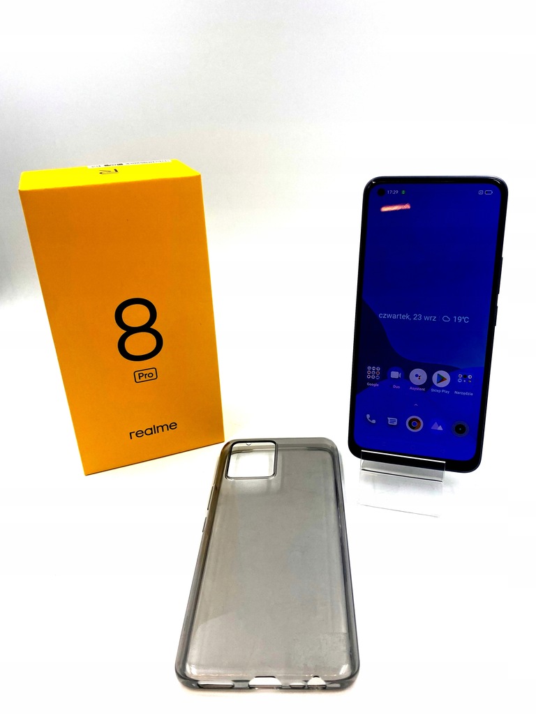 Smartfon Realme 8PRO-Komplet+etui Plus Lombard