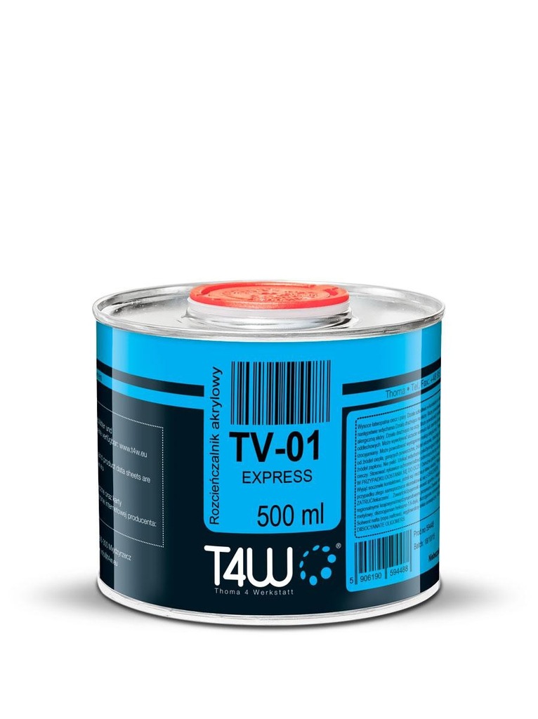 T4W TV-01 Rozcieńczalnik akrylowy EXPRESS 0,5L
