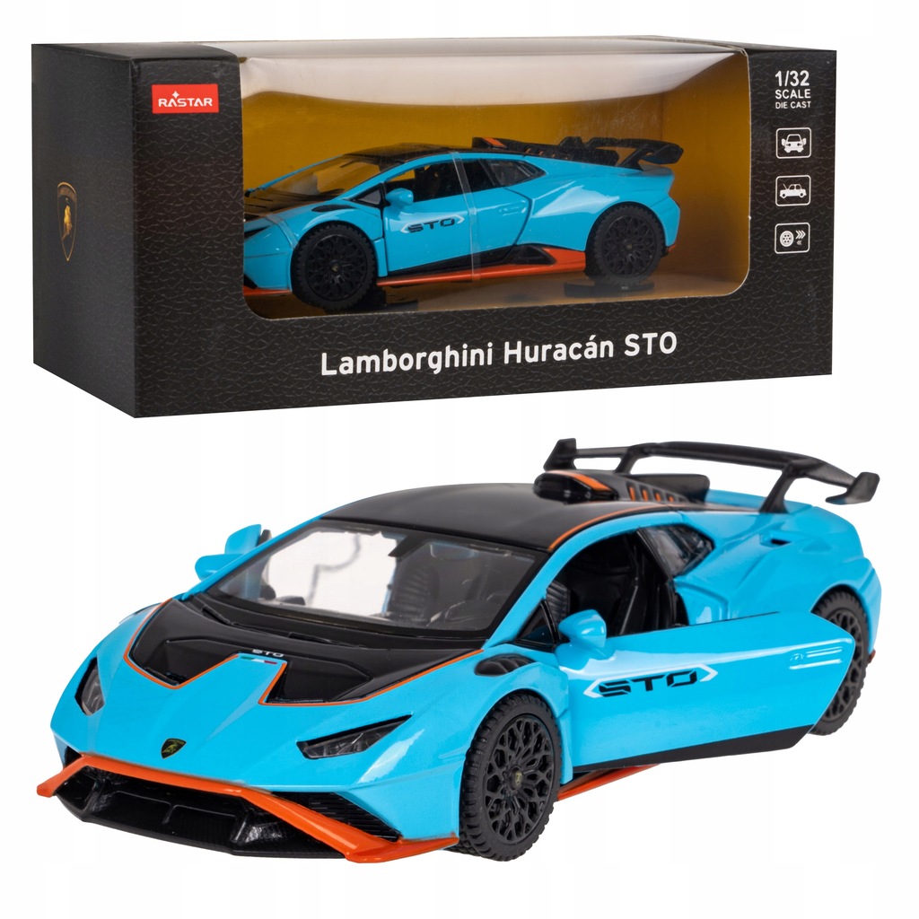 Lamborghini Huracan STO auto metalowe 1:32 RASTAR