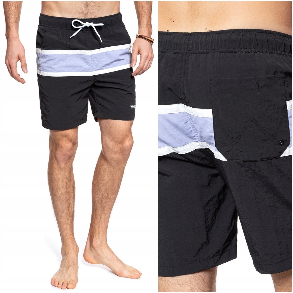 WRANGLER SWIMSHORT MĘSKIE SPODENKI KĄPIELOWE S