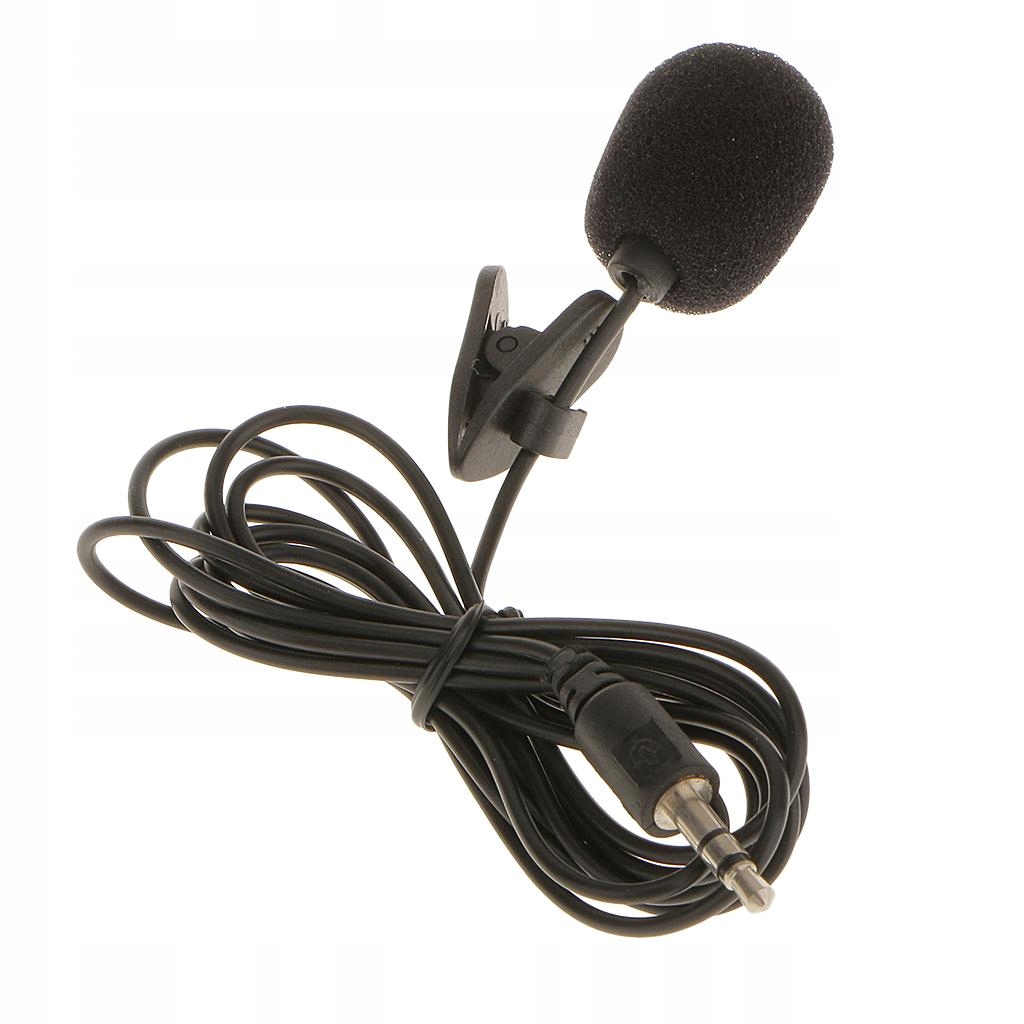 Mini mikrofon do nagrywania wideo wywiadów 3,5 mm